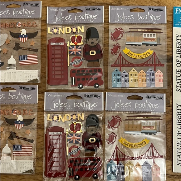 Travel-Themed Scrapbook Stickers - Picture 4 of 8